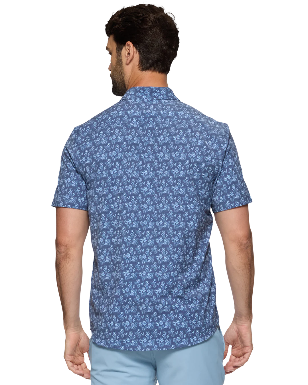 Bakerville Leaf Print Performance Shirt