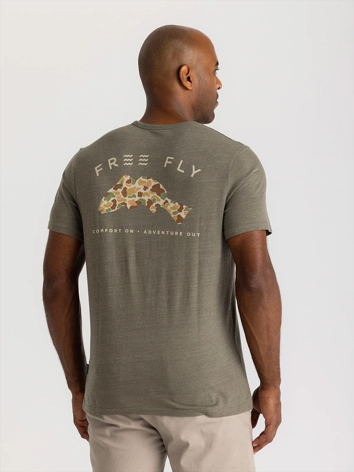 Vintage Red Fish Pocket T-Shirt