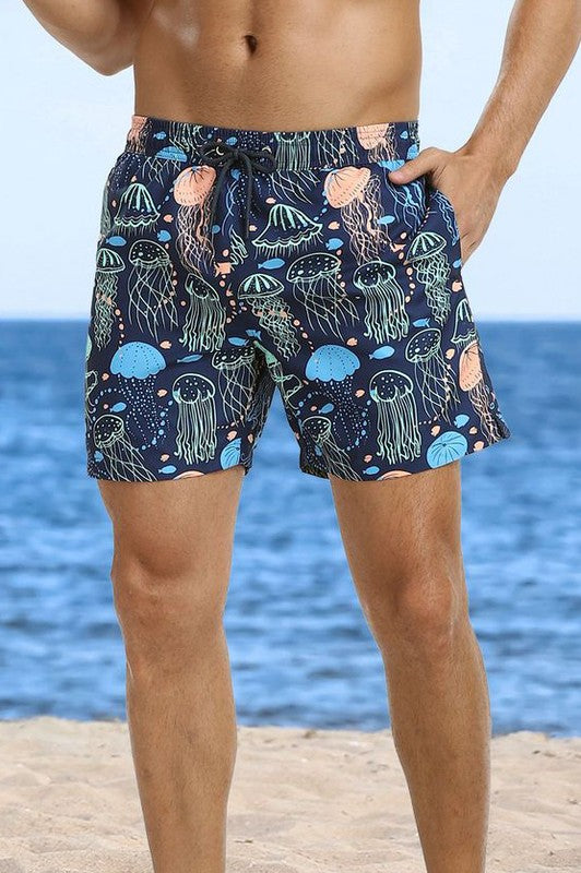 Print Swim Shorts