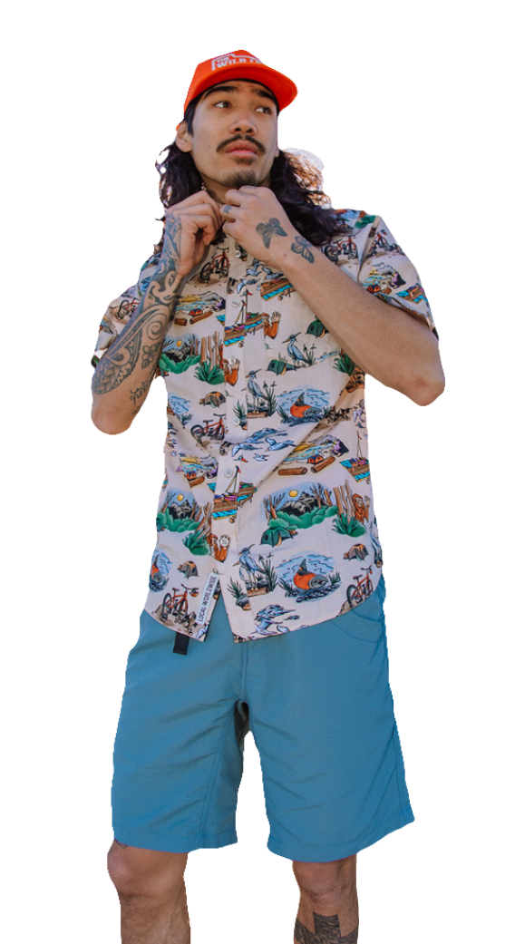 Jam Places to Be Button Up