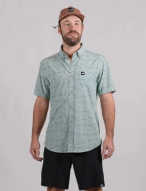 Vista Stretch Button Down