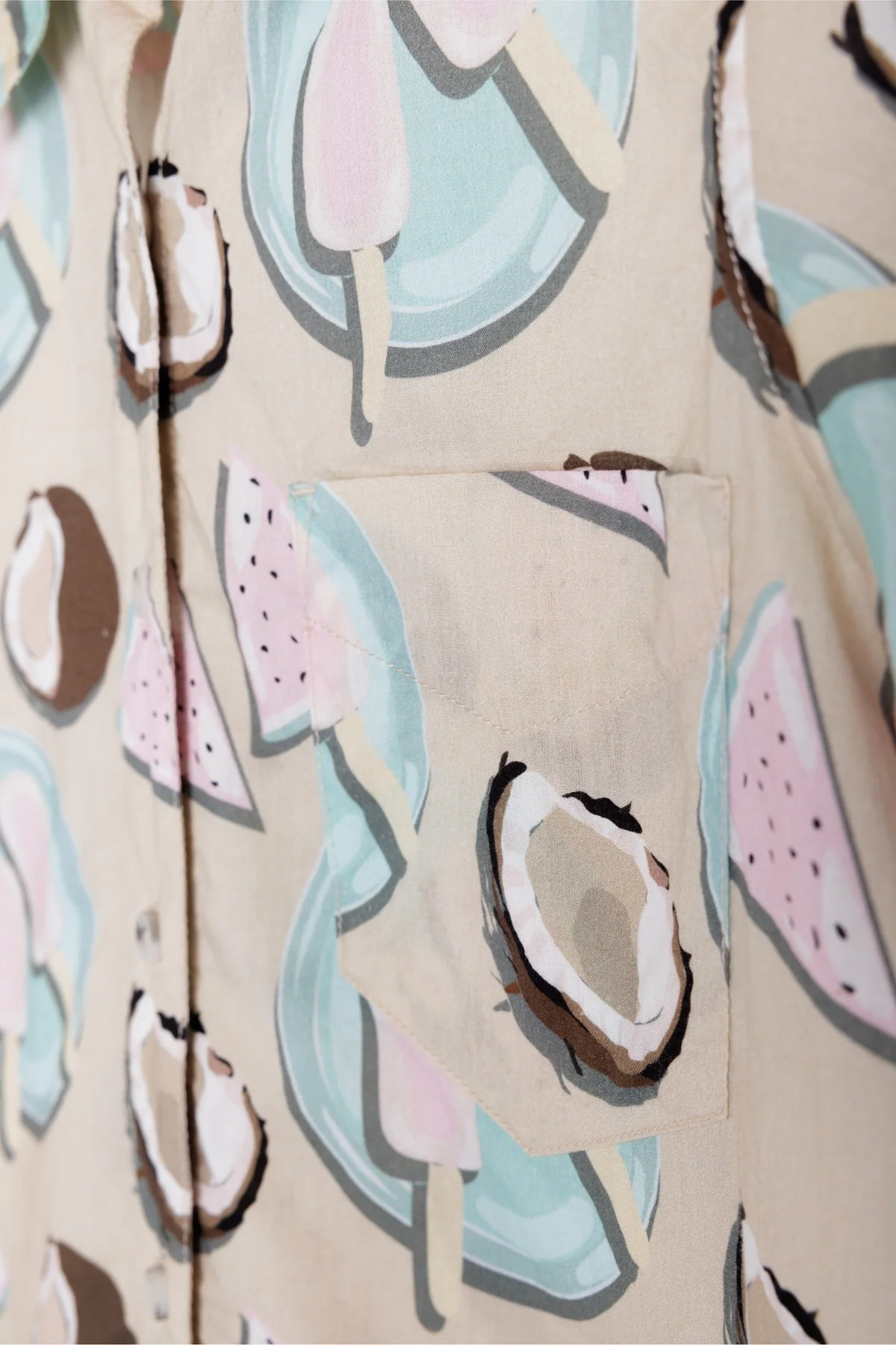 Girl Party Coconutty Button Up