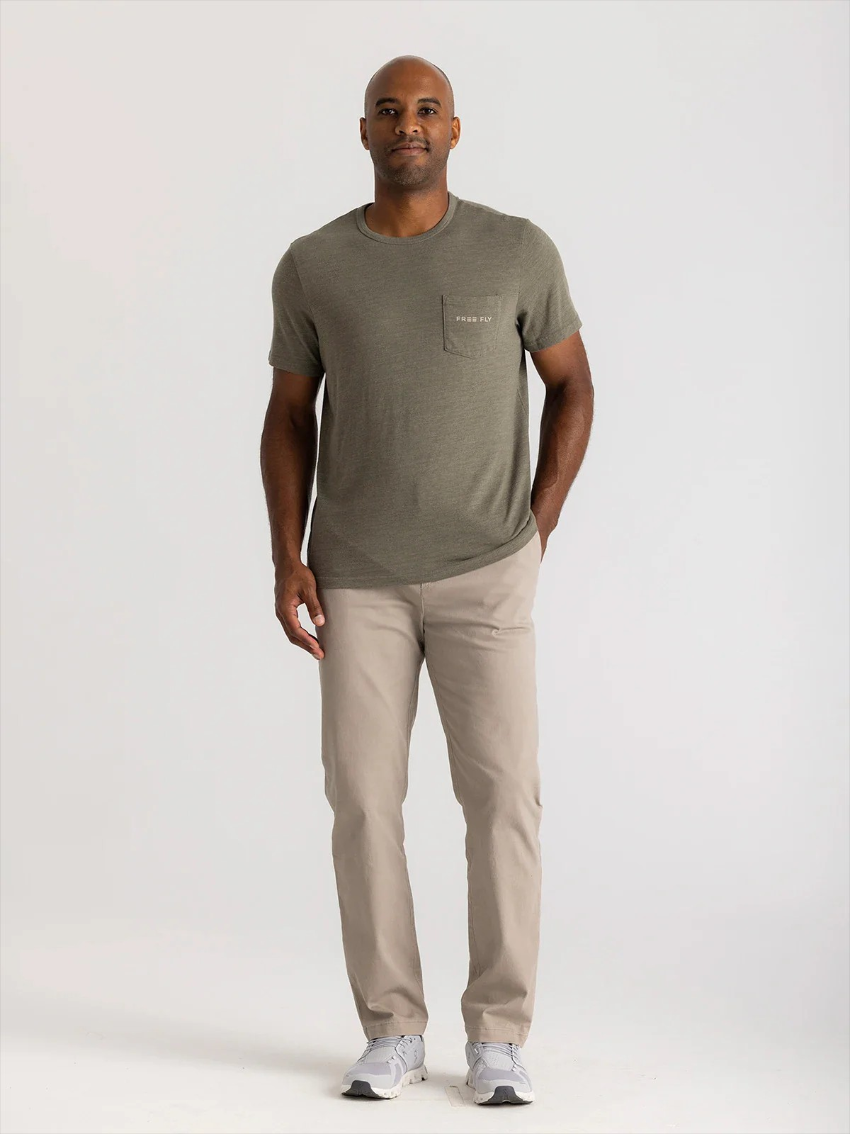 Vintage Red Fish Pocket T-Shirt