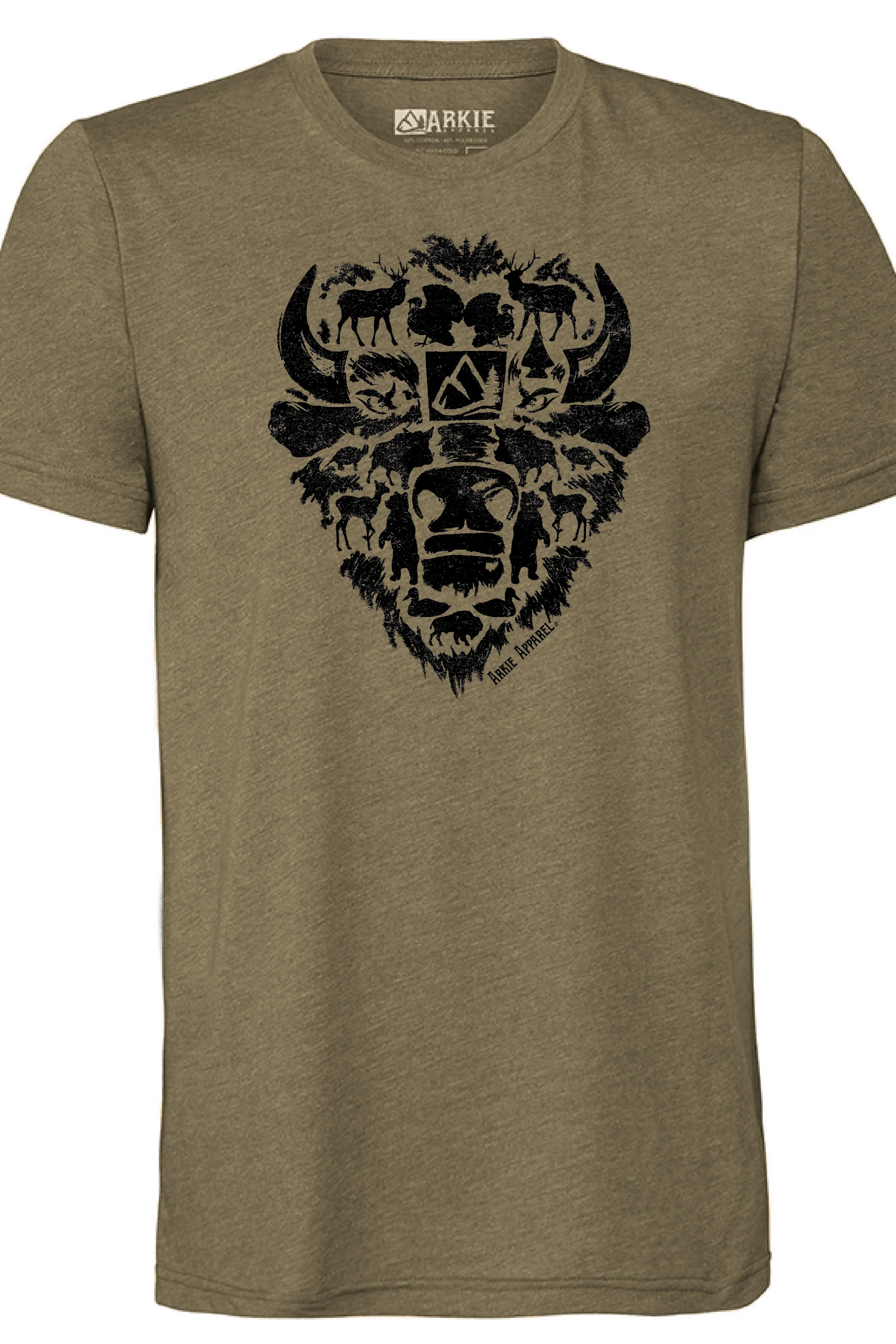Buffalo Animal Head T-Shirt