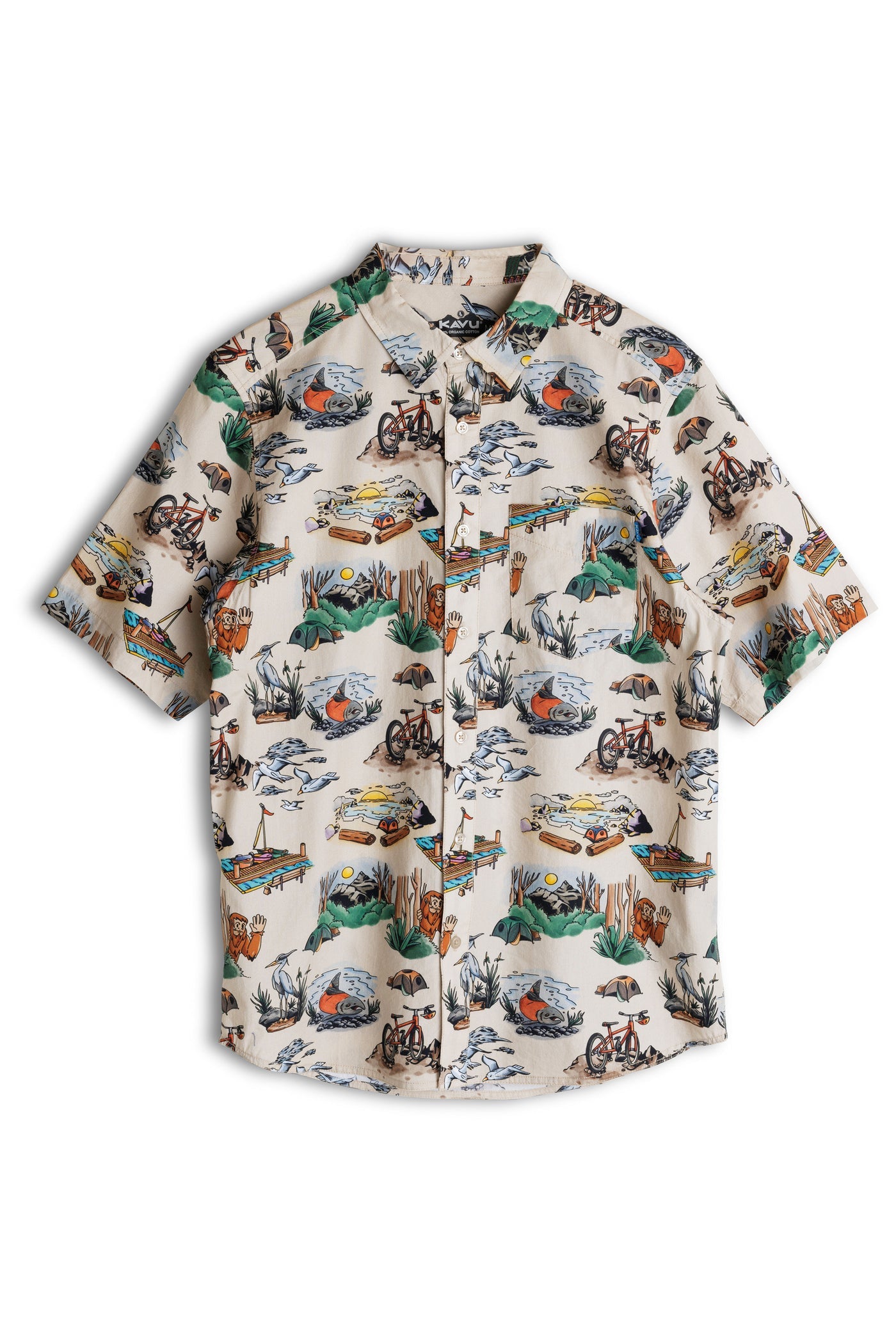 Jam Places to Be Button Up