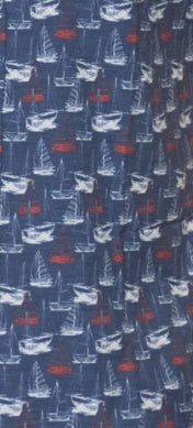 Perkins Boat Print Performance Shirt