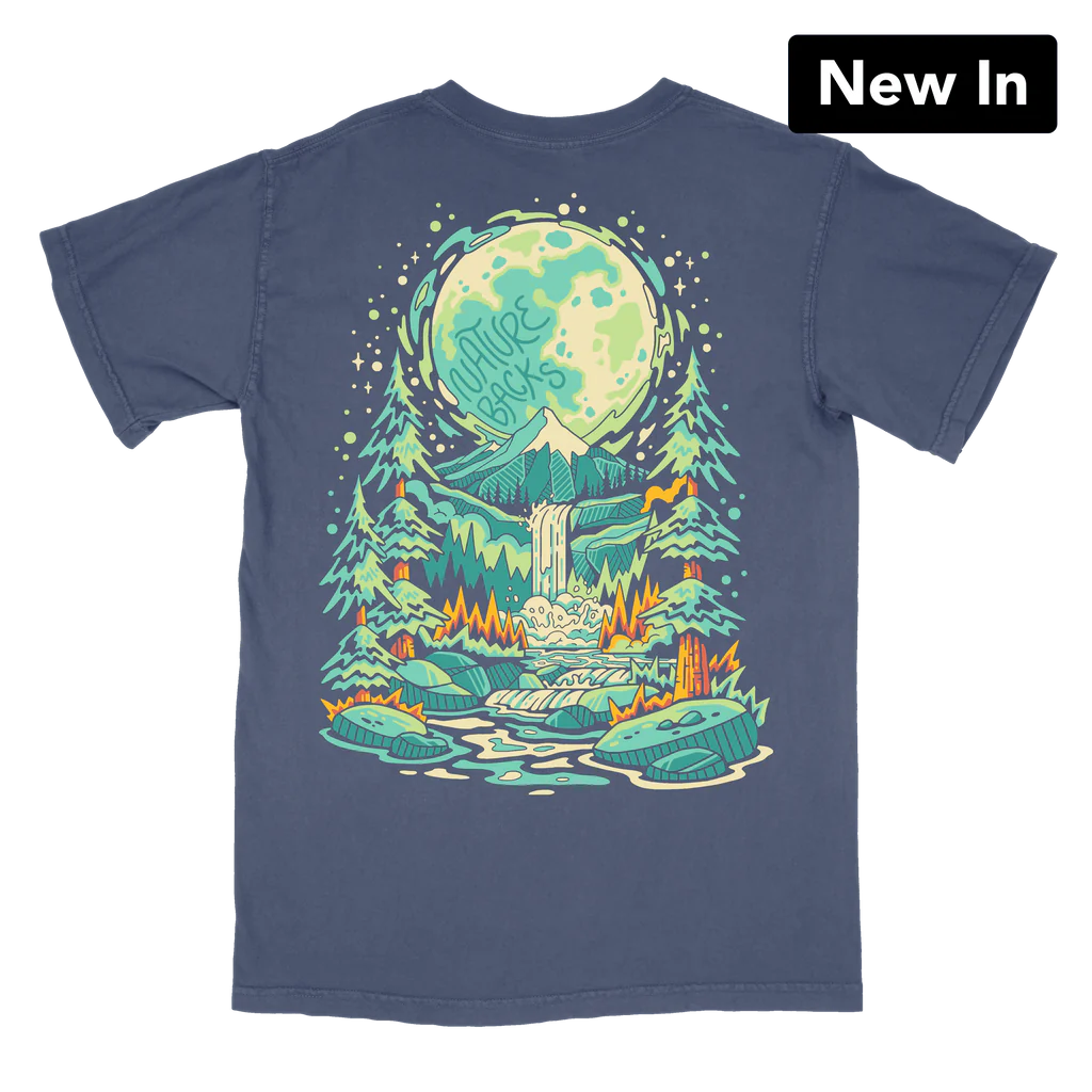 Nature Backs Super Moon Tee