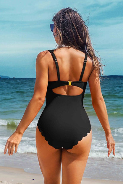 Scalloped One Piece