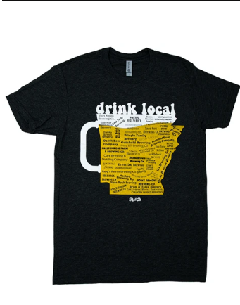 Drink Local Arkansas T-Shirt