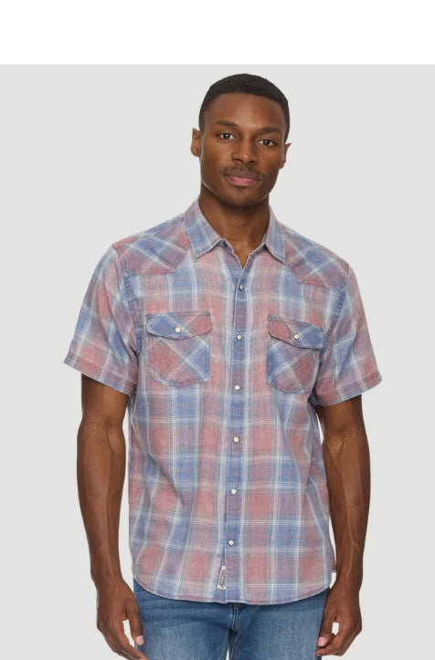 Benton Pearl Snap Button Up