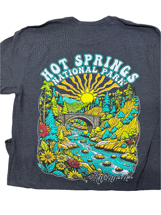 Hot Springs National Park Funky Tee