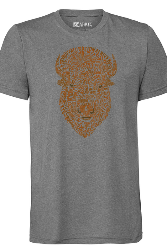 Buffalo Text Head T-Shirt