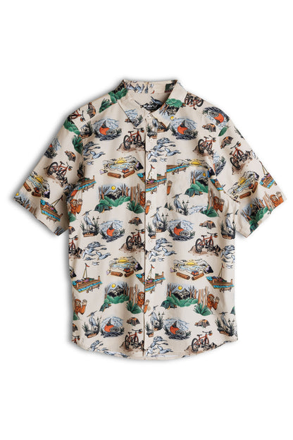 Jam Places to Be Button Up