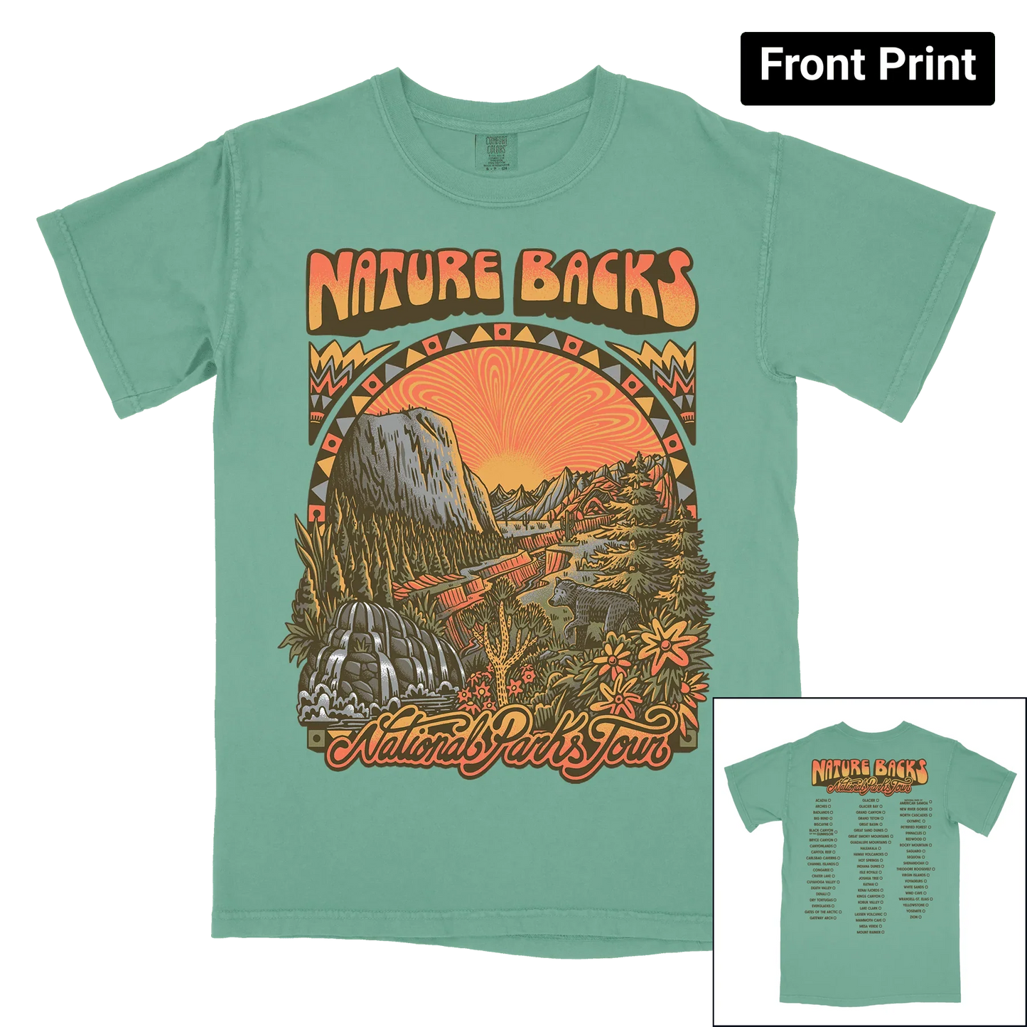 Nature Backs NP Tour T Shirt