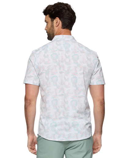 Powell Palm Print Performance Shirt